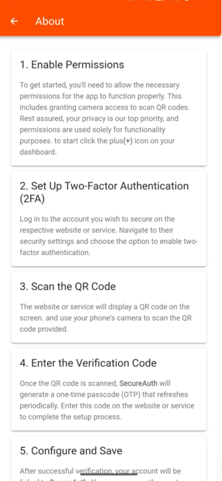 SecureAuth Screenshot 1 of 3