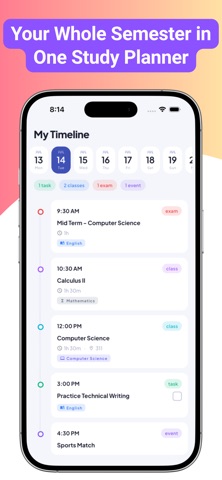 Kuibl - Smart Study Planner Screenshot 1 of 8