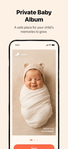 FamilyFrame - Baby Album iPhone screenshot