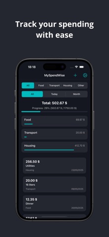 MySpendWise Screenshot 1 of 9