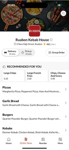 Ruabon Kebab House screenshot