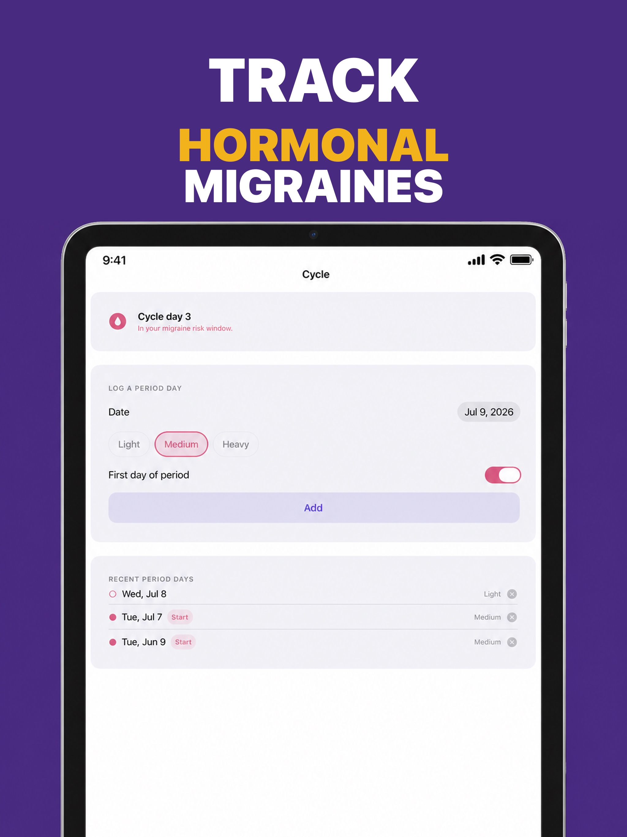 Migraine + Headache Tracker screenshot 12