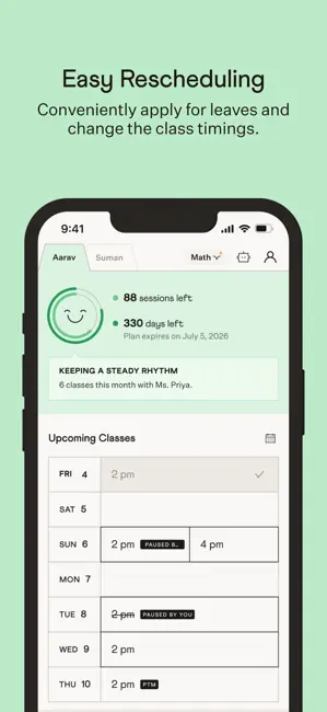 Cuemath Parent iPhone screenshot 4