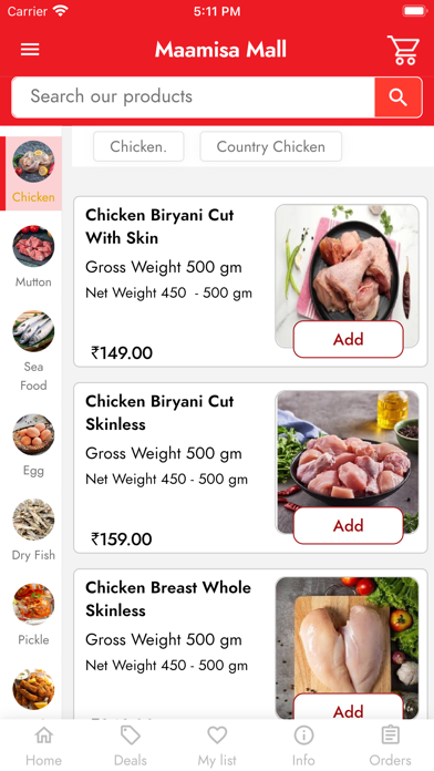 Maamisa Mall - Sea Food & Meat Screenshot