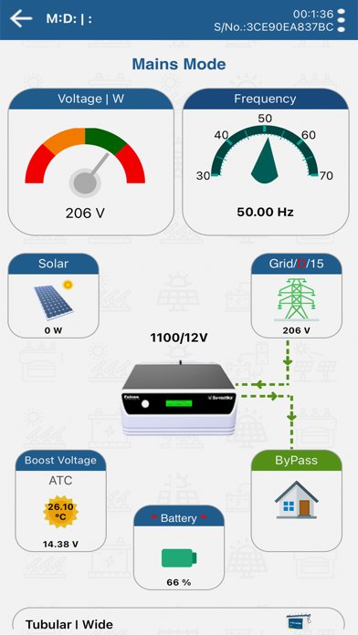 Solar Hybrid PCU Screenshot