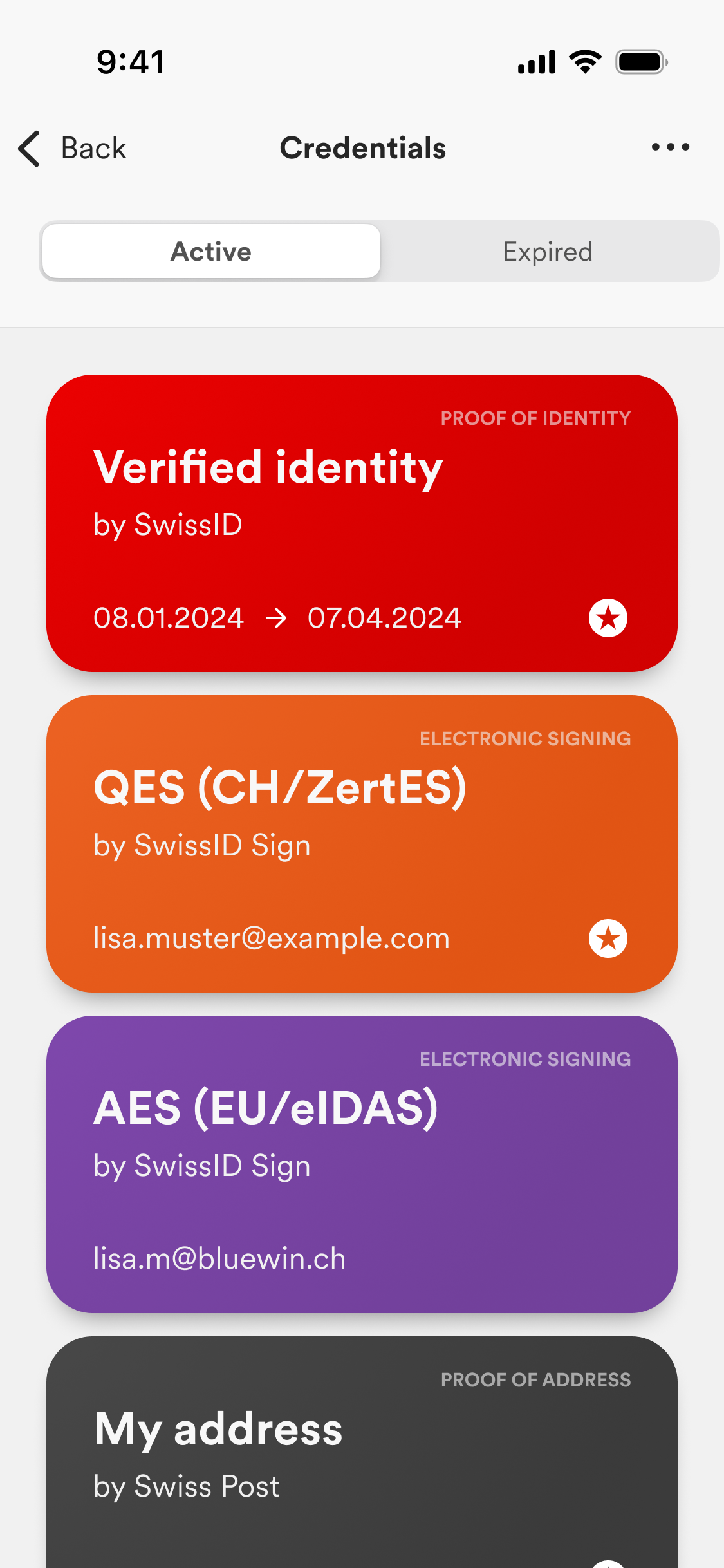 SwissSign Wallet Preview screenshot 5