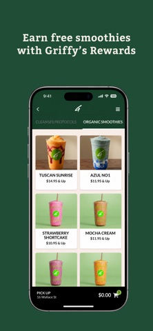 Griffy's Organics App Screenshot 3 of 4