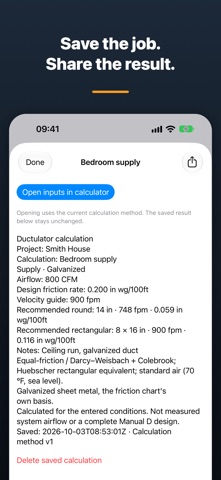 Duct Calculator: HVAC Sizing Screenshot 5 of 5