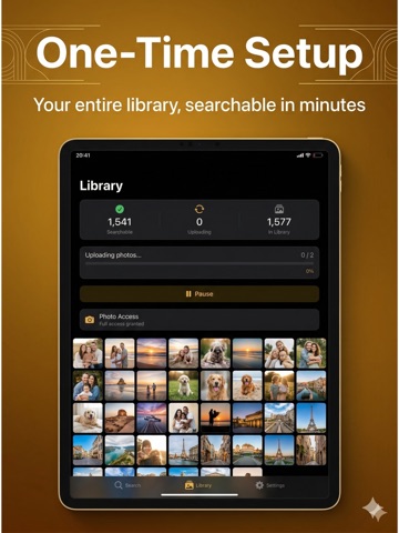 PhotoSeek: Search Your Library iPad screenshot
