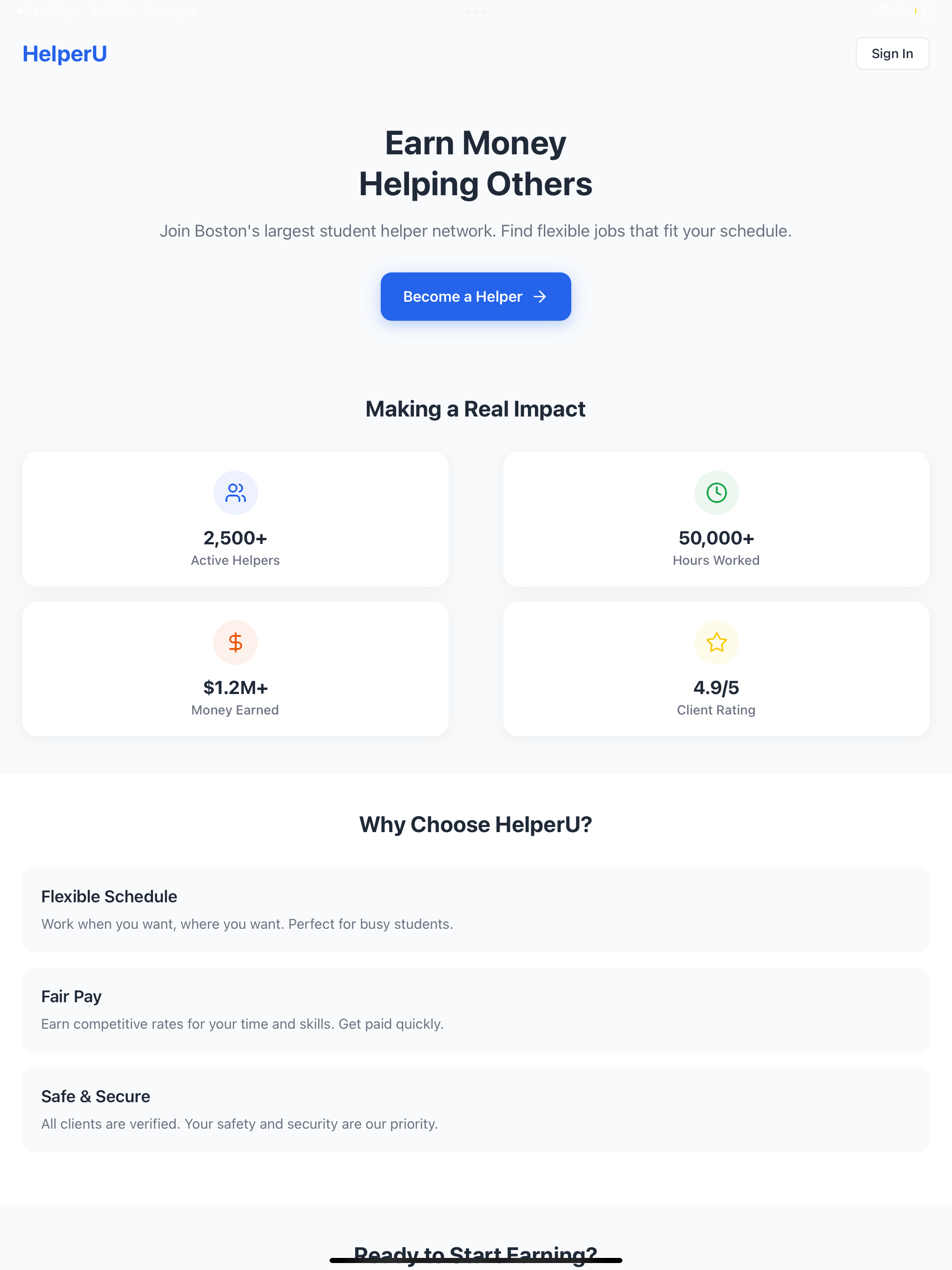 HelperU for Students screenshot 4