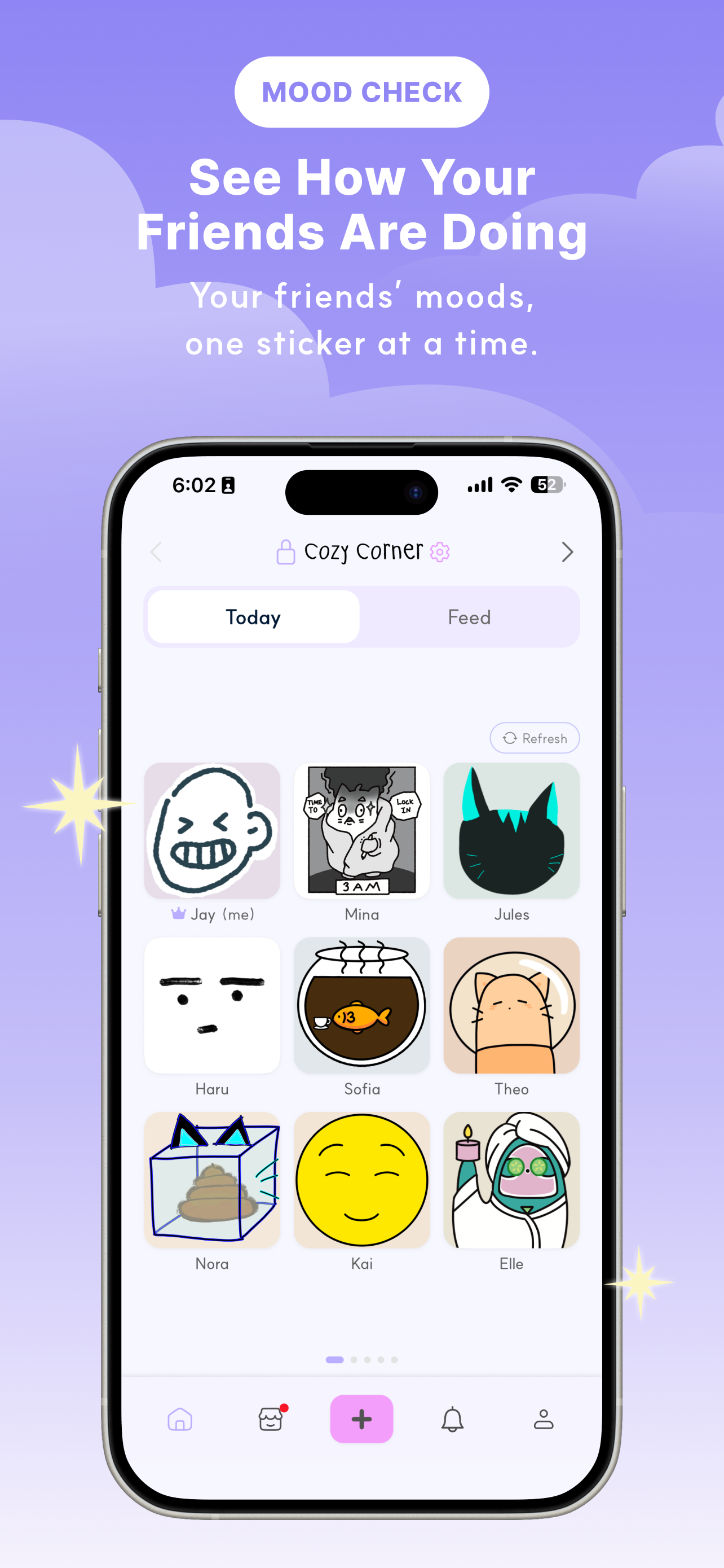 Kipi: Mood Diary with Friends screenshot 2