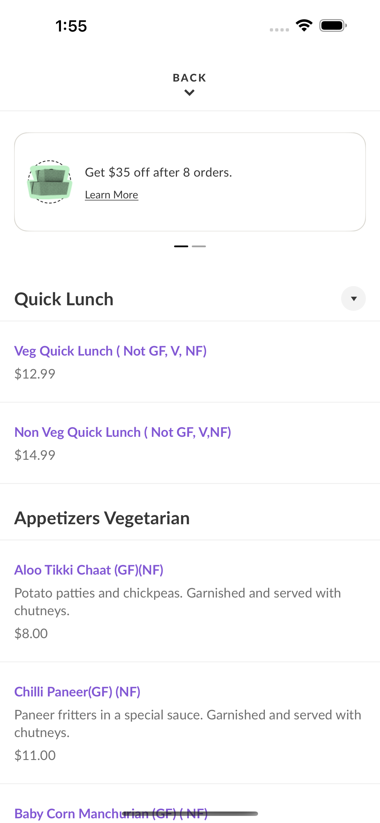 Shukkranaa Indian Cuisine screenshot 3