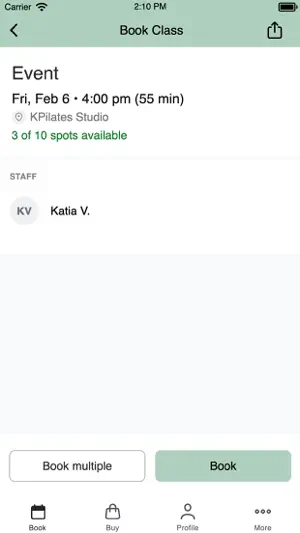 K Pilates Studio screenshot 3
