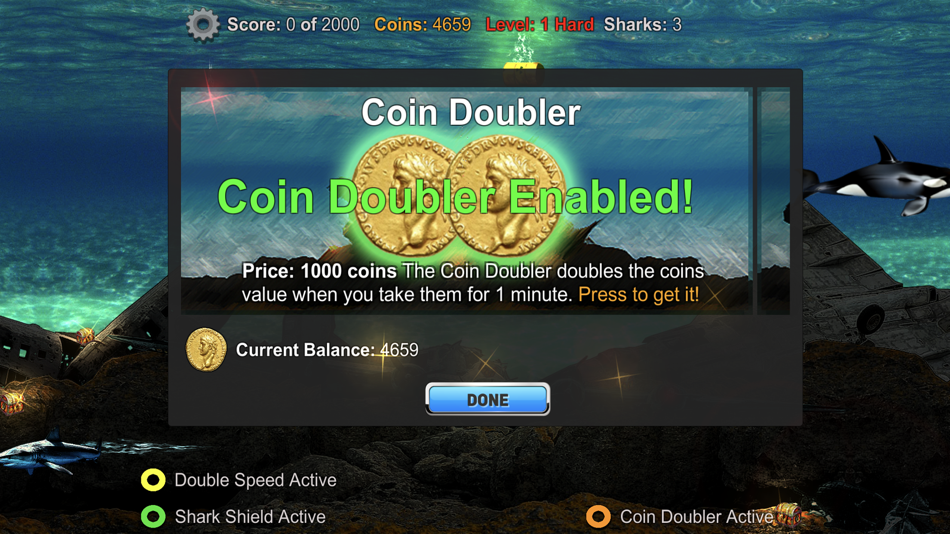 #4. Deep Immersion - Sharks & Gold (iOS) بواسطة: Sferyx