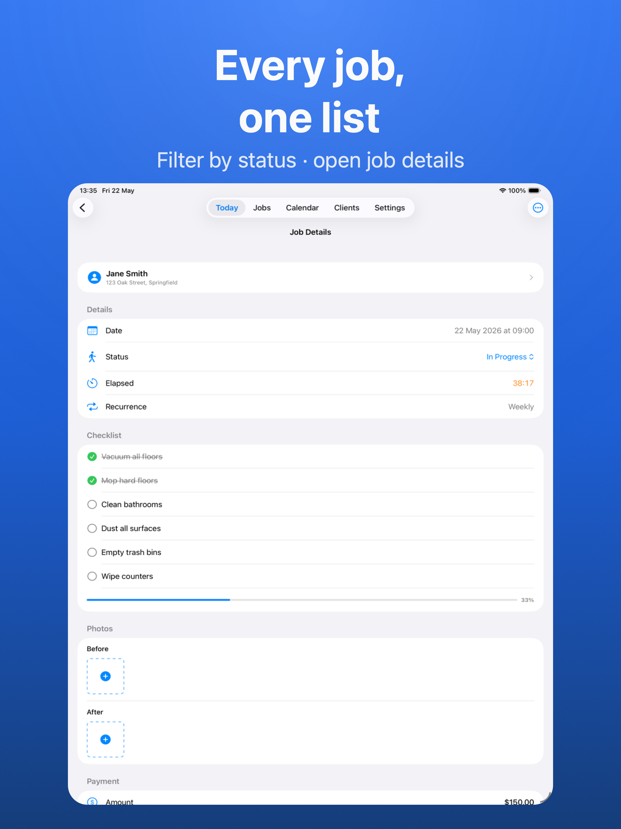 Clean Job Tracker