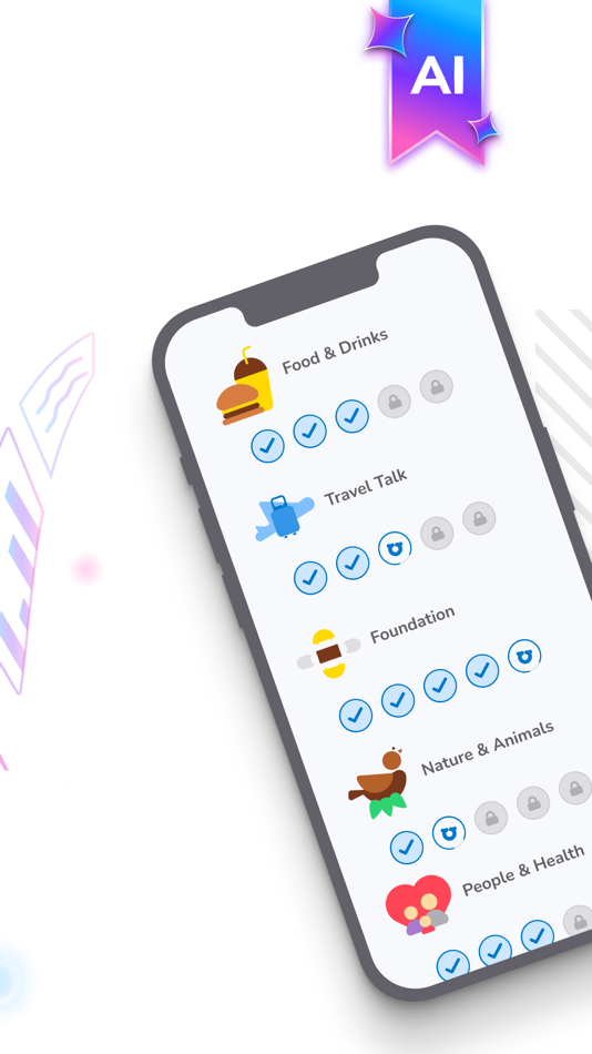 #2. Learn English Words - Louga (iOS) By: Ahmed Wahba