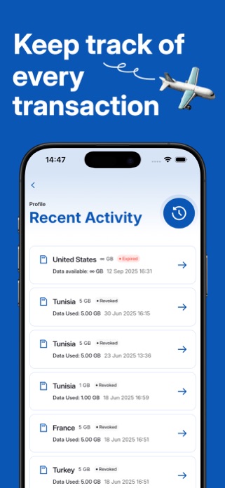 eSIM Mobile Data by WeReload Screenshot 7 of 8