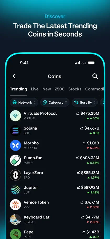 Capture d'écran 6 sur 6 de Coinbase Wallet: Trade to Win