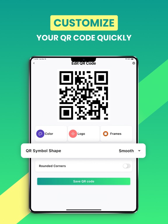 QR Code Scanner for Mobile iPad screenshot