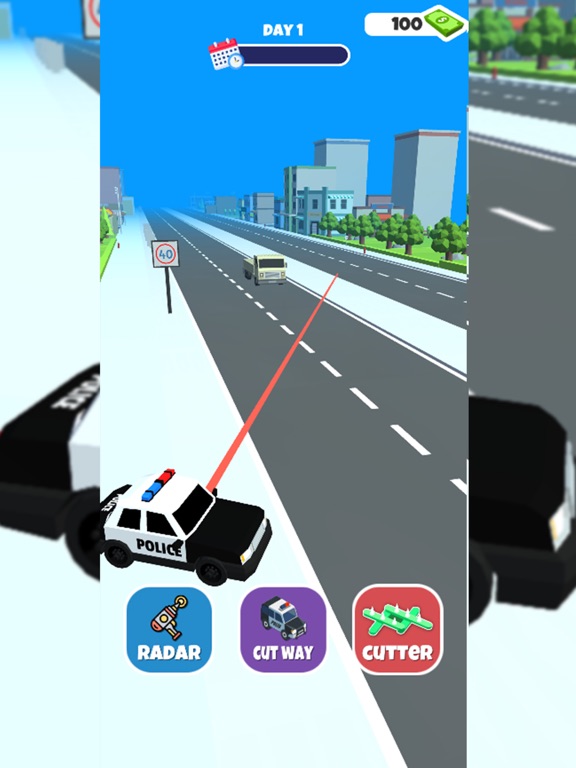 Traffic Police Radar Control