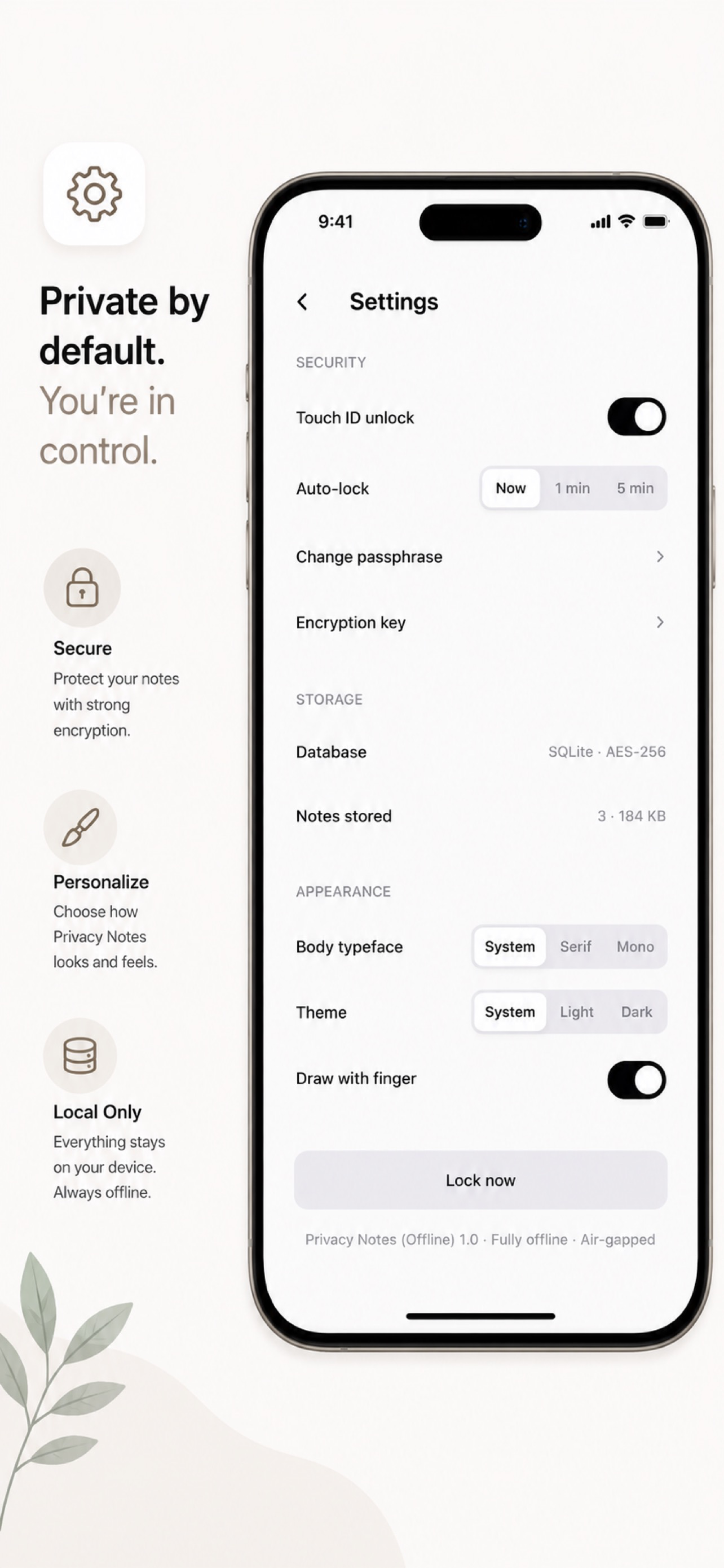 Privacy Notes (Offline) screenshot 4