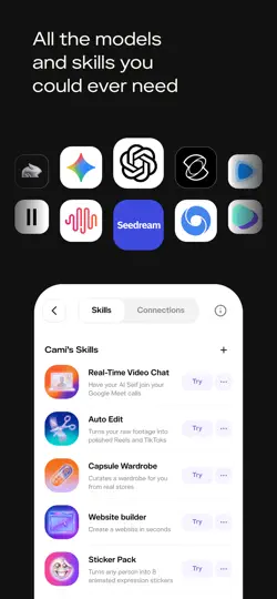 Captura de pantalla de Pika - AI Agent en iPhone 5