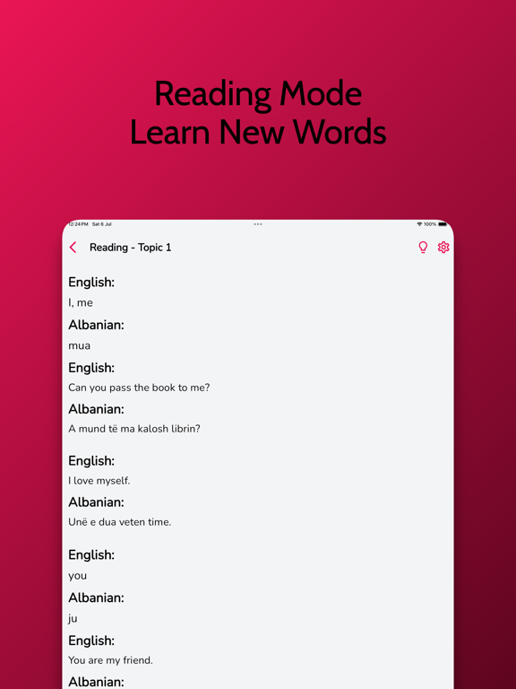 Albanian Learning - Beginners iPad screenshot 4 - Travel app