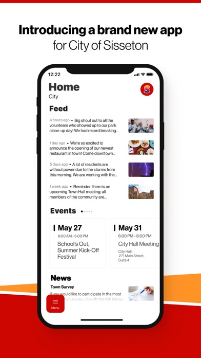 Screenshot 1 of Sisseton NOW App