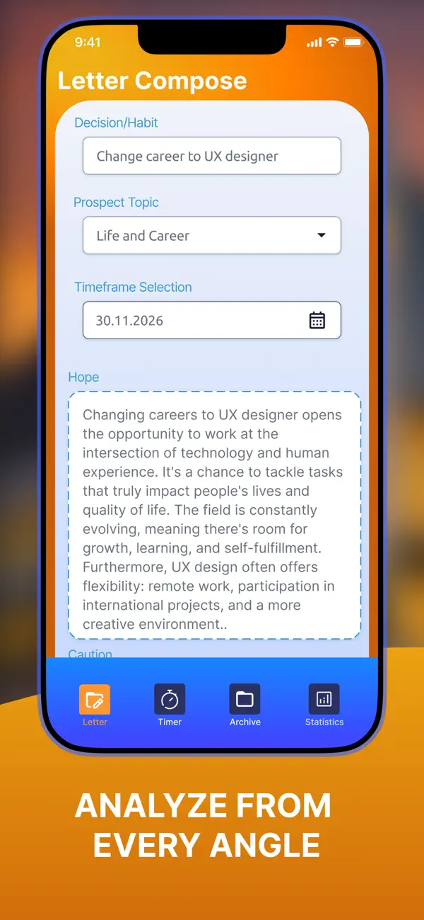 Screenshot #3 pour Amazing Future Letters