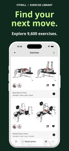 Fitwill: Workout Log & Planner Screenshot 2 of 8