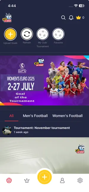 MyNetGoals screenshot 1