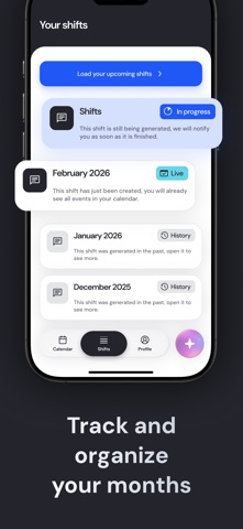 Shift to Calendar: AI Planner iPhone screenshot