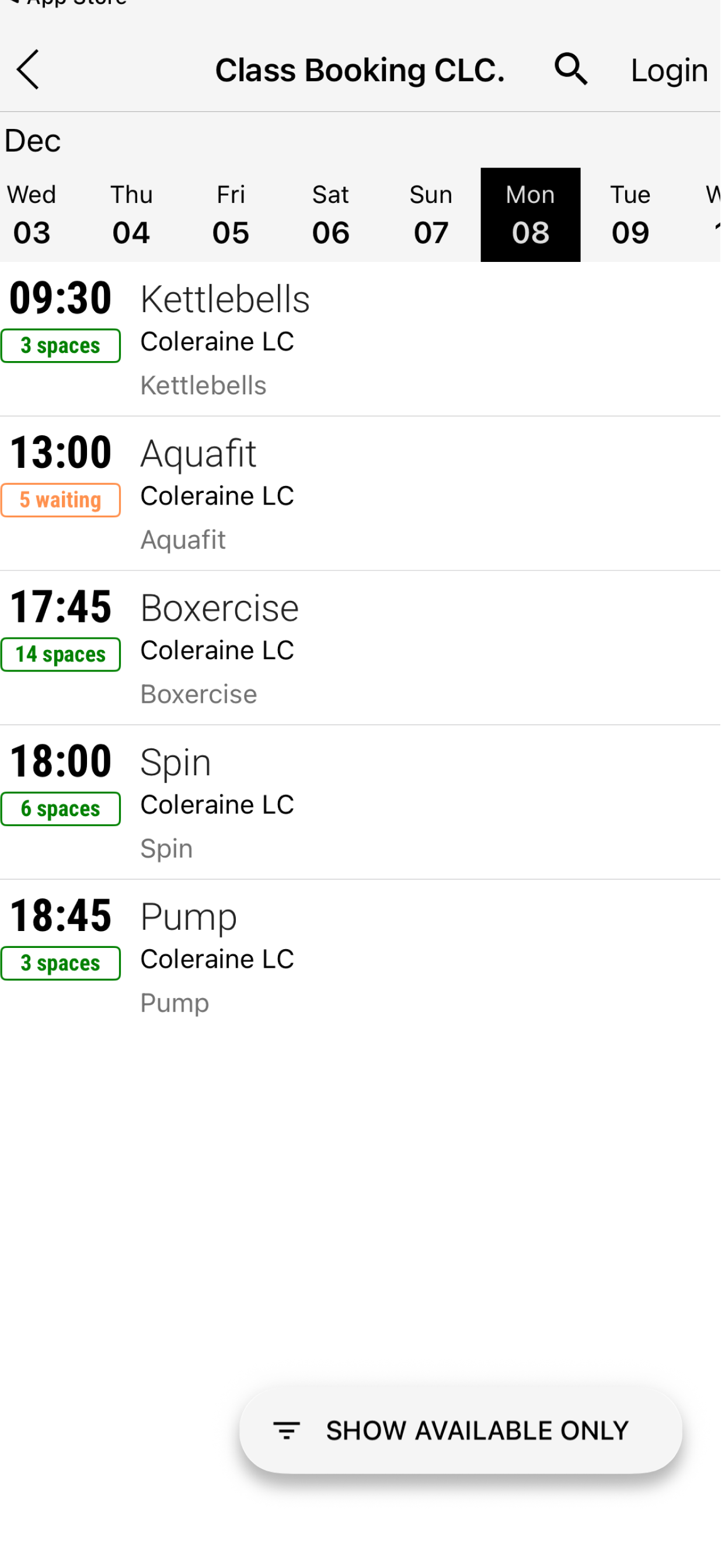 CCG Leisure screenshot 8