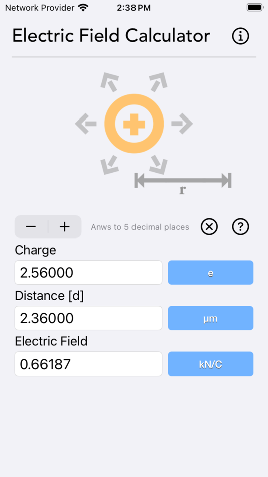 #4. Electric Field Calculator (iOS) Podle: Nitrio