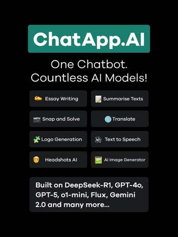 Chatbot AI Assistant - ChatApp iPad screenshot