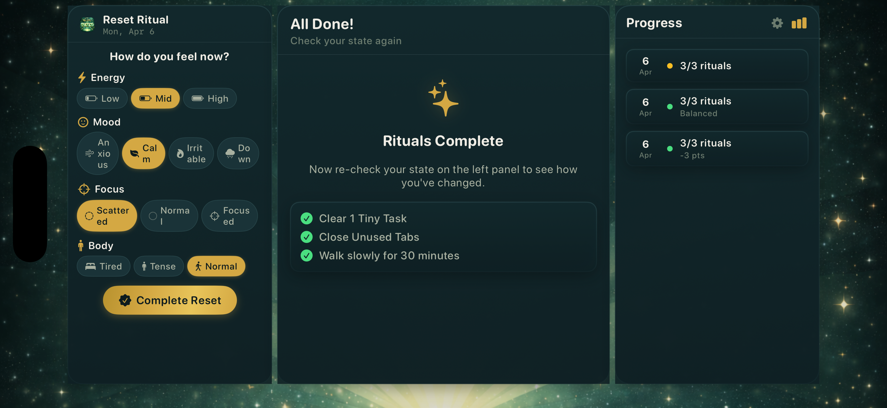 Reset RitualSlot