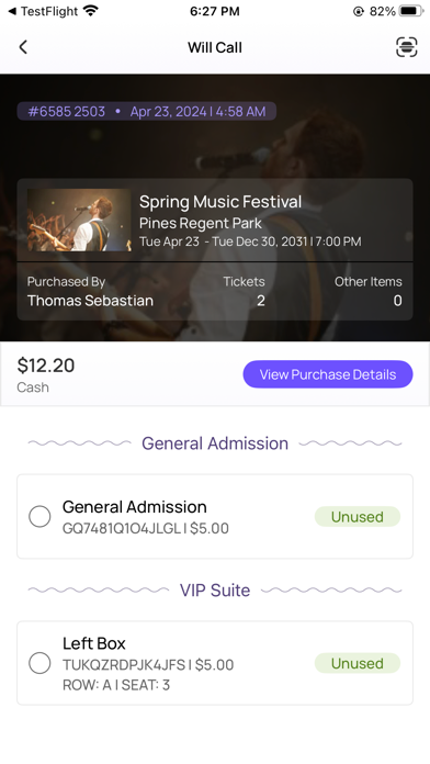 Afton Tickets iPhone screenshot 6 - Business app
