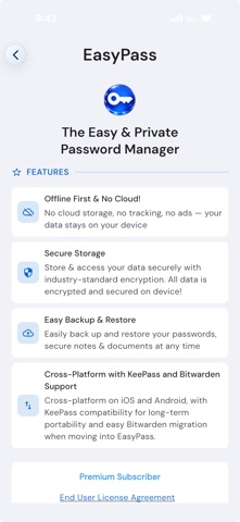 EasyPass: The Password Manager Screenshot 2 of 10