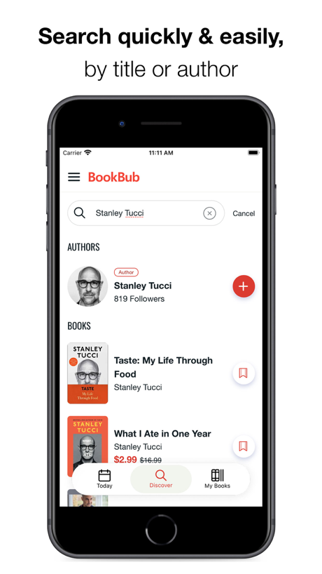 BookBub App Store screenshot 5