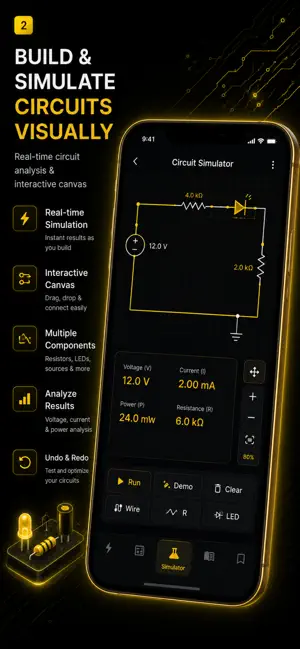 Electrocalc: Circuit & Pinout screenshot 2