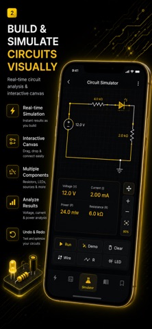 Electrocalc: Circuit & Pinout Screenshot 2 of 6