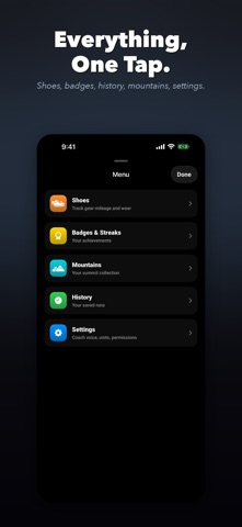 RunSplit: Interval Coach iPhone screenshot