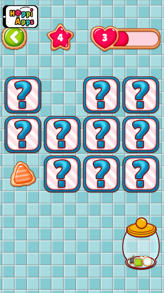 #2. Memory Cookies Match game (iOS) By: HoppiApps Inc.