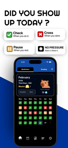 Check In Habit: Tracker, To Do screenshot