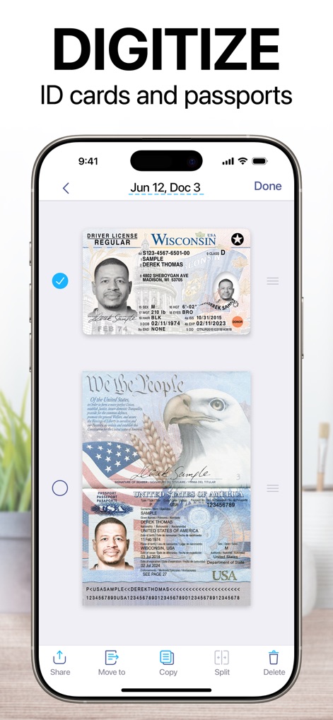 iScanner: PDF Document Scanner - Secure ID Digitization