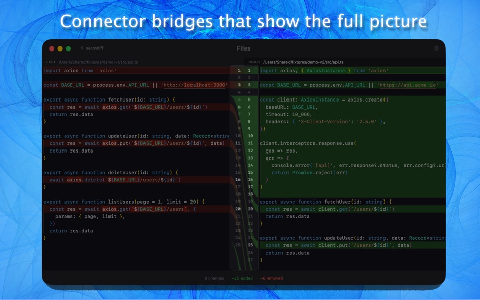 #10. SeamDiff (macOS) Por: Ihor Kuzyk