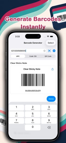 Barcode Generator & List Screenshot 3 of 7