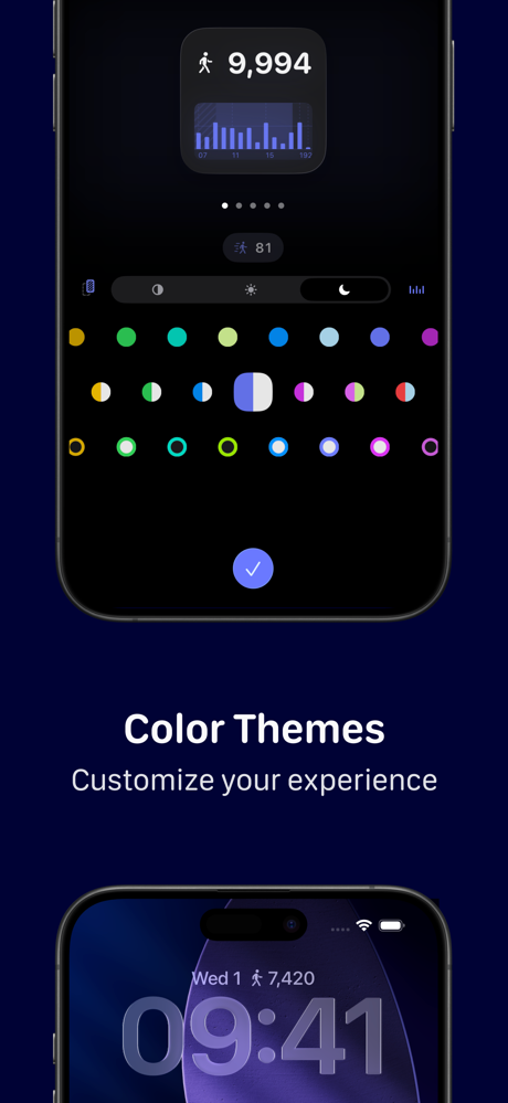 Steps Widget: podómetro simple screenshot 3