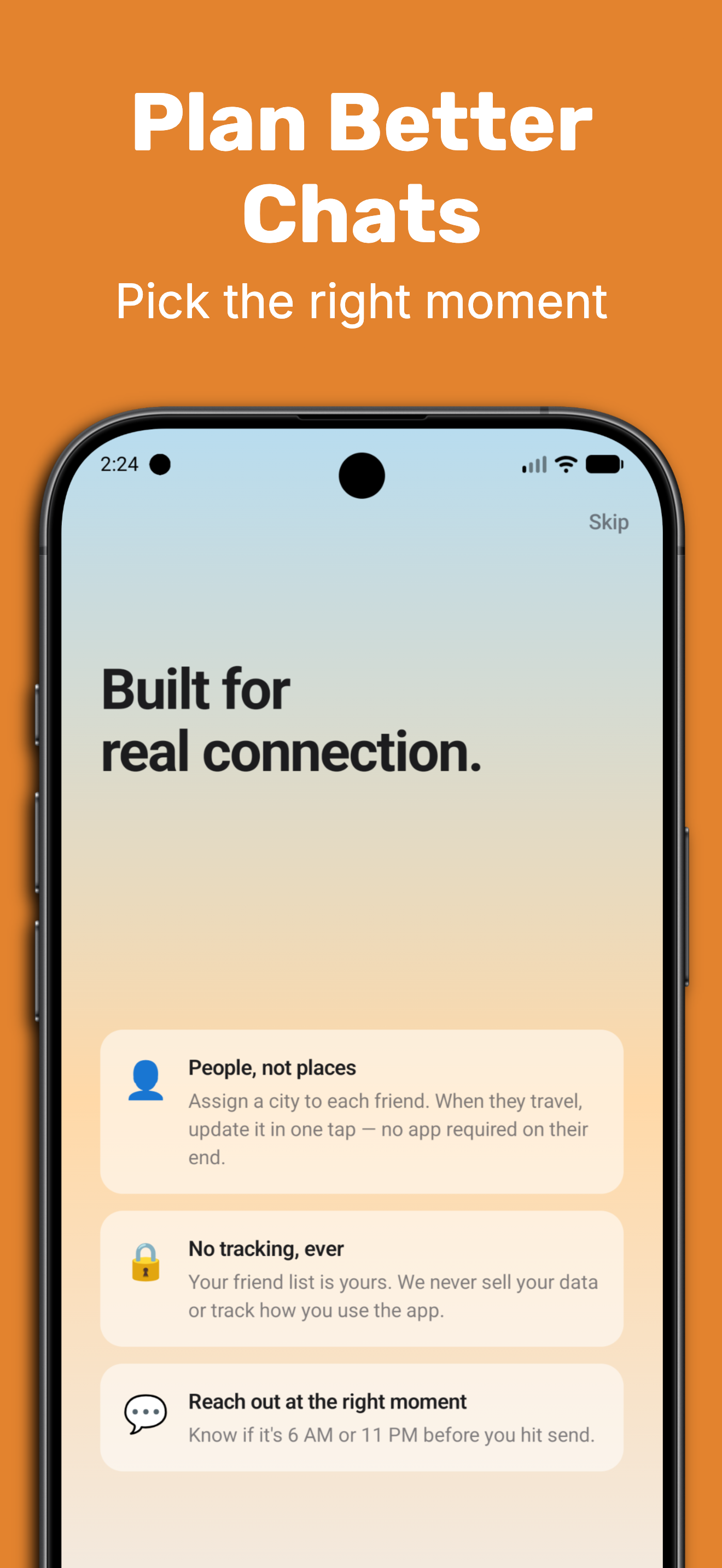 FriendZones: Timezone Friends screenshot 3