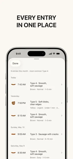 Bowel: Poop Tracker screenshot 2